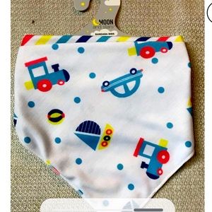 Moon and stars bandana bibs